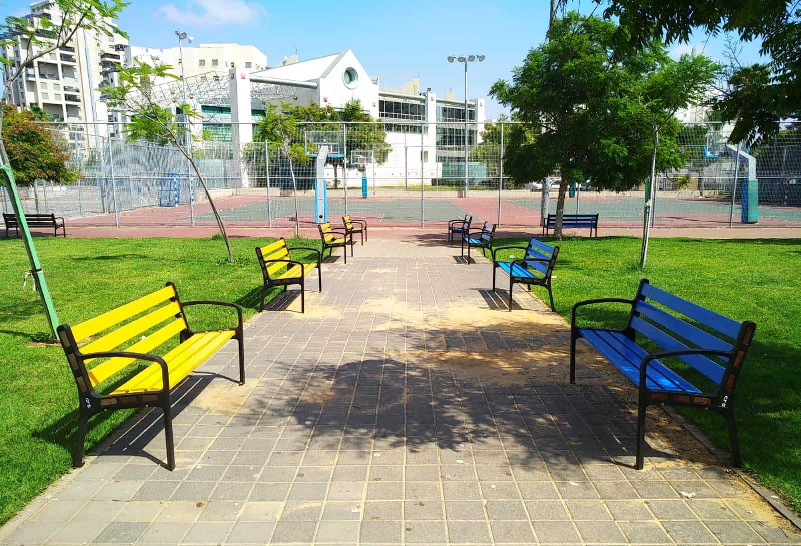 שדרוג המרחב הפתוח בגימנסיה קציר, צילום-עיריית חולון