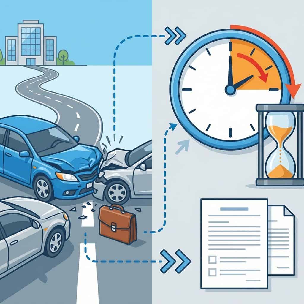 כמה זמן יש להגיש תביעה אחרי תאונת דרכים בדרך לעבודה?